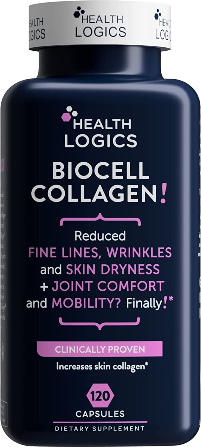 Health Logics Collagen BioCell Supplement Capsules 120