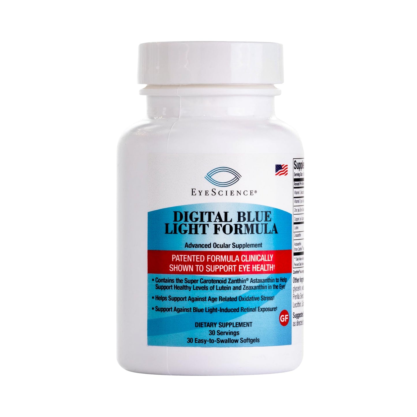 EyeScience Digital Blue Light Formula Softgel 30 Count