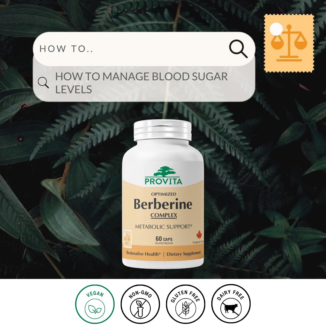 PROVITA Berberine TPGS Caplets 60 Count