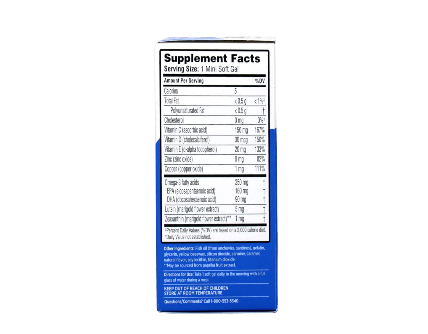Ocuvite Eye Vitamin Adult 50+ Formula Softgels, 150 Count