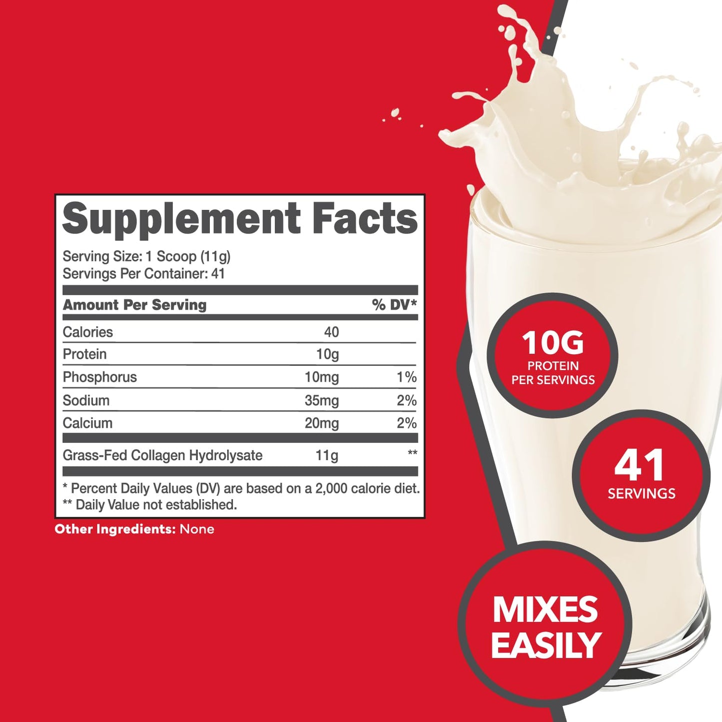 Ketologic Grass Fed Collagen Hydrolysate Powder 16.2 oz