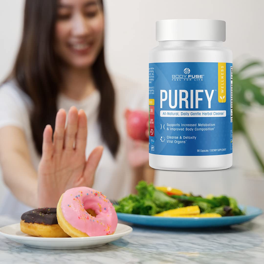 Body Fuse Purify All Natural Internal Organ GI Detox, 90 Capsules