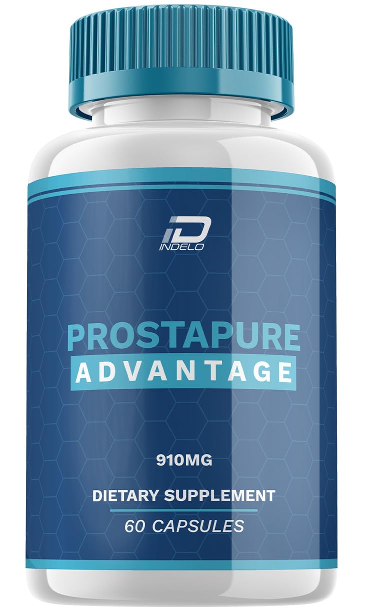 Indelo Prostapure Supplement for Men – Prosta Pure Advanced Energy Pills, Prostapur Maximum Strength Supplements Prostapuer for Men Health Supplement, 60 Capsules