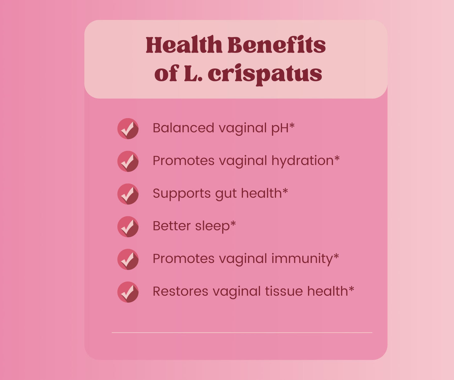 HAUTE Vaginal Probiotics with Prebiotics and Lactobacillus Crispatus Capsules, 30 Count