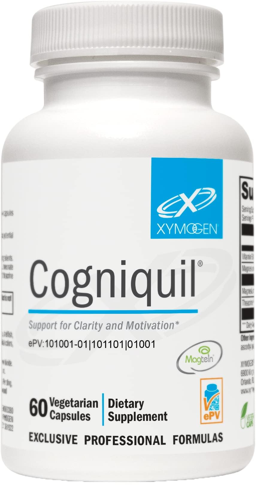 XYMOGEN Cogniquil Magnesium L-Threonate Capsule, 60 Capsules
