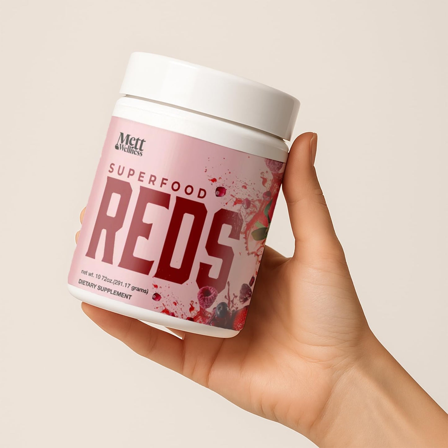 Mett Wellness Superfood REDS Powder 10.72 oz
