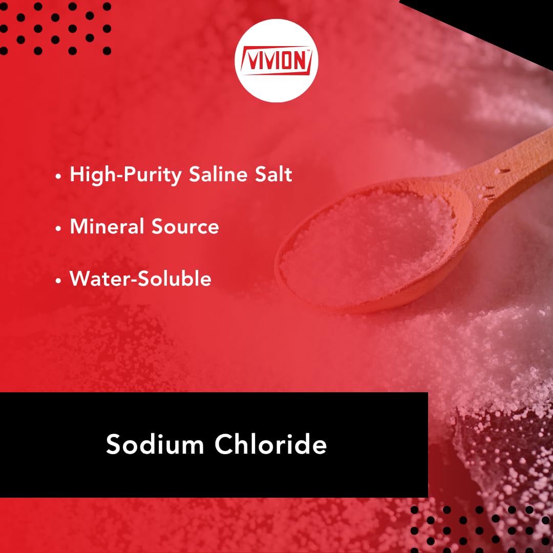Vivion Sodium Chloride USP Pharmaceutical Grade Powder, 35.27 Ounces