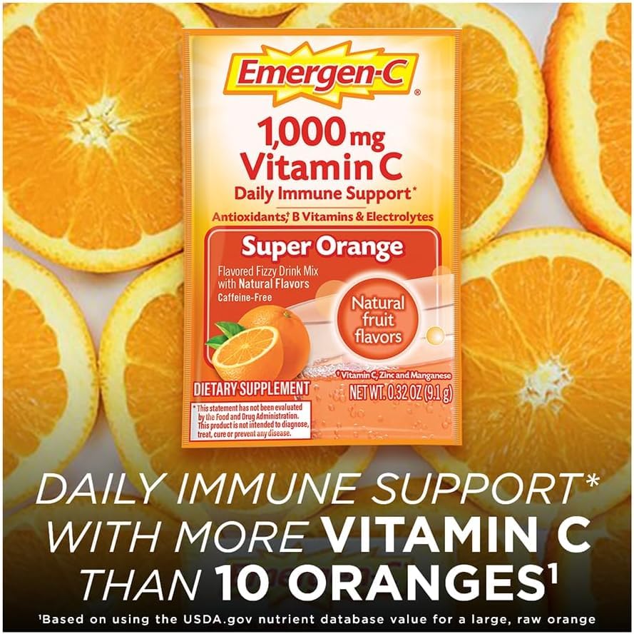 Emergen-C 1000mg Vitamin C Powder 30 Count