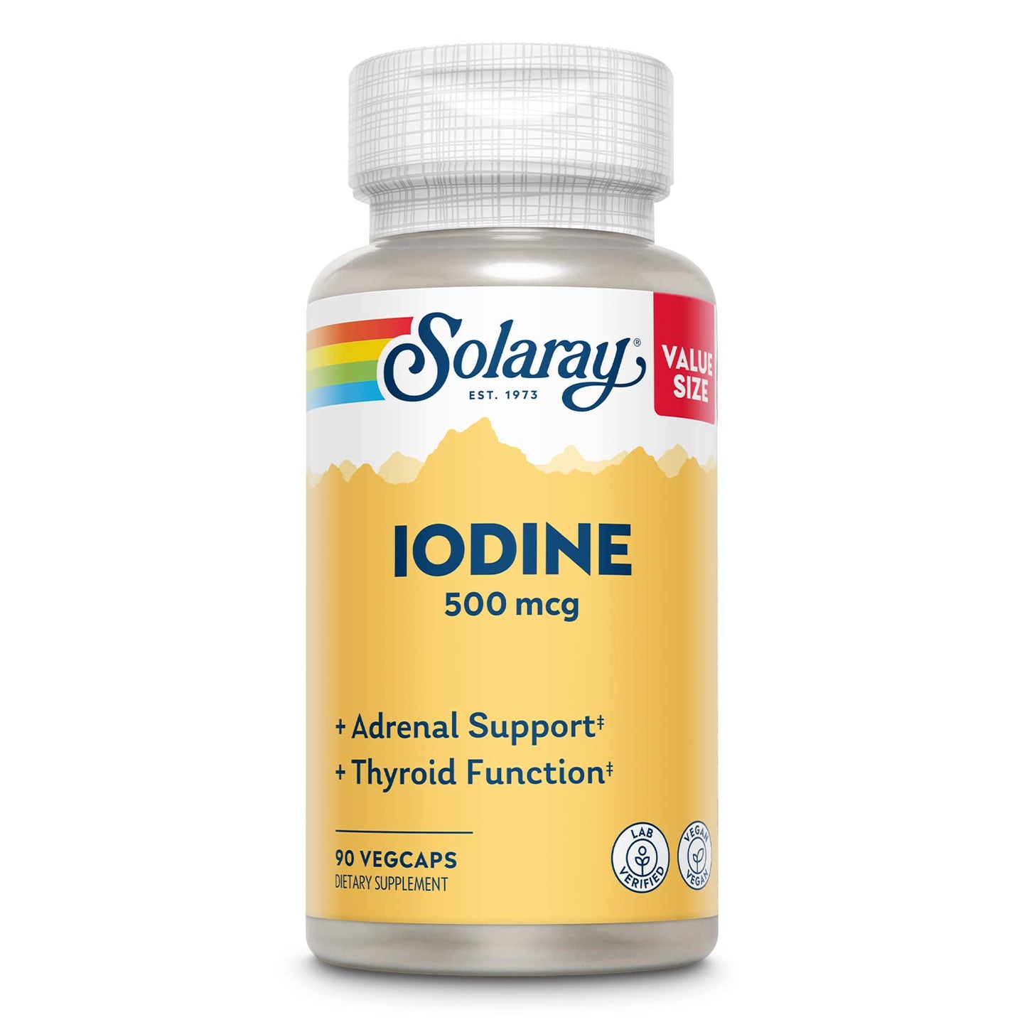 Solaray Iodine 500 mcg Capsule 90 Count