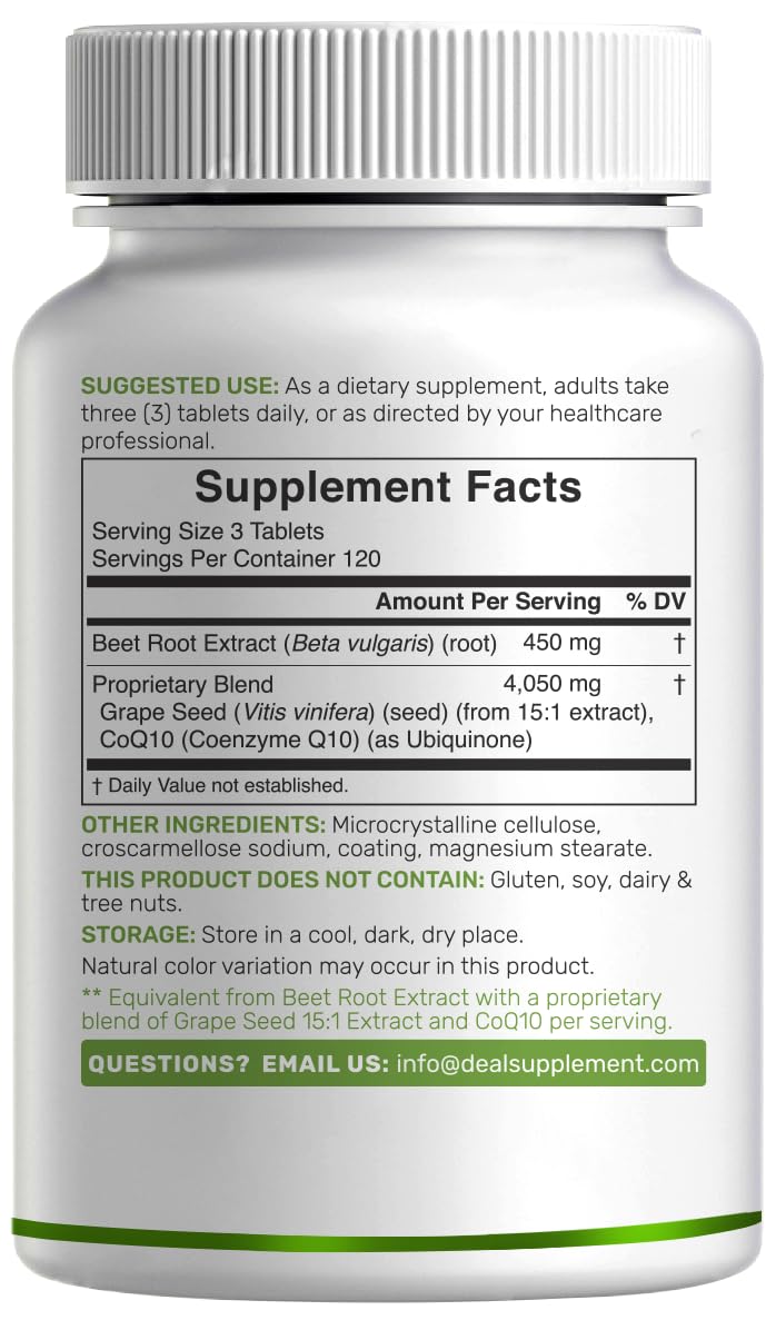 DEAL SUPPLEMENT Beet Root 360 Tablets