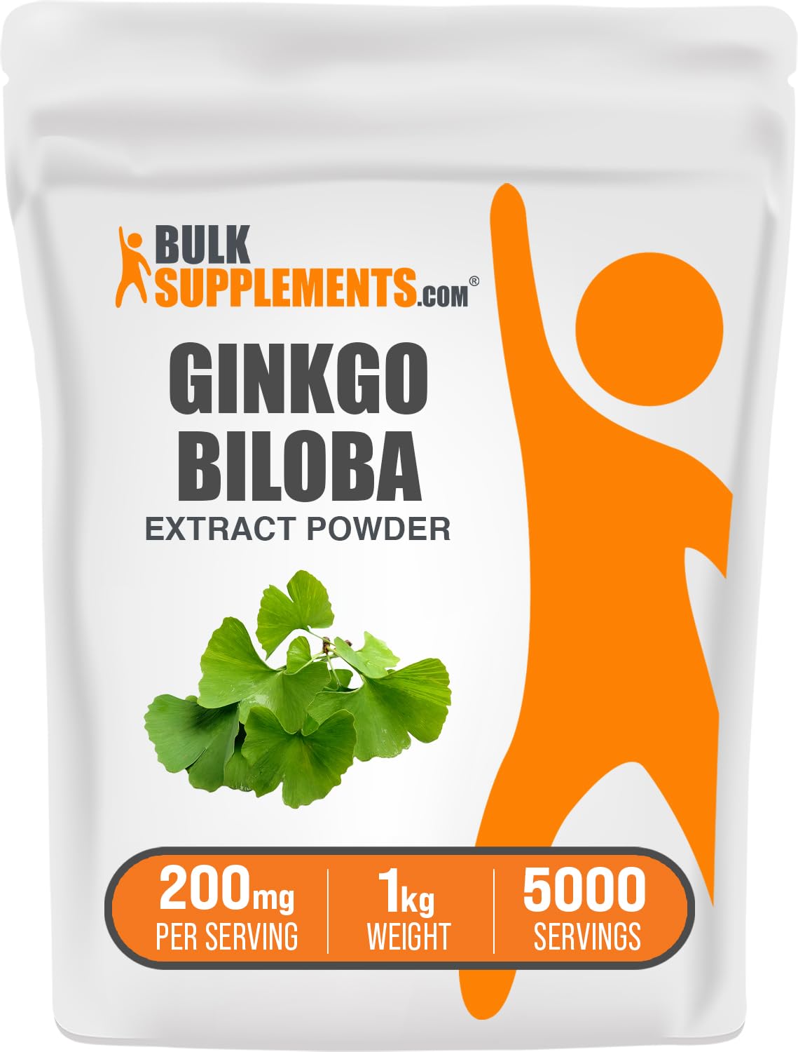 BulkSupplements Ginkgo Biloba Extract Powder 35.27 Ounce