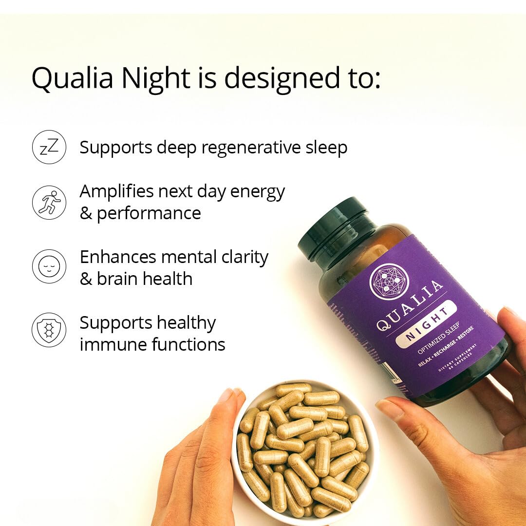 Qualia Life Sciences Qualia Mind & Qualia Night Capsule, 50 Capsules