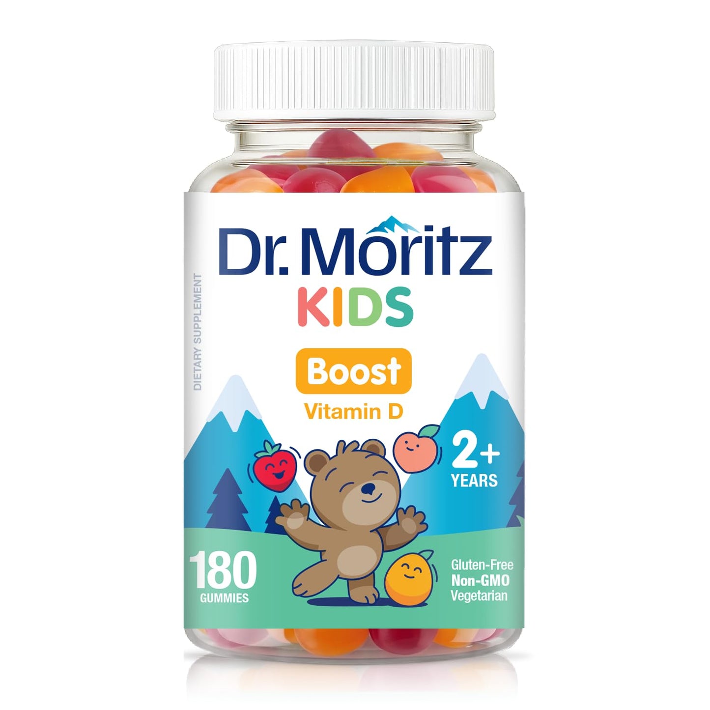 DR. MORITZ Vitamin D Gummies for Kids and Adults, Gummy, 180 Count