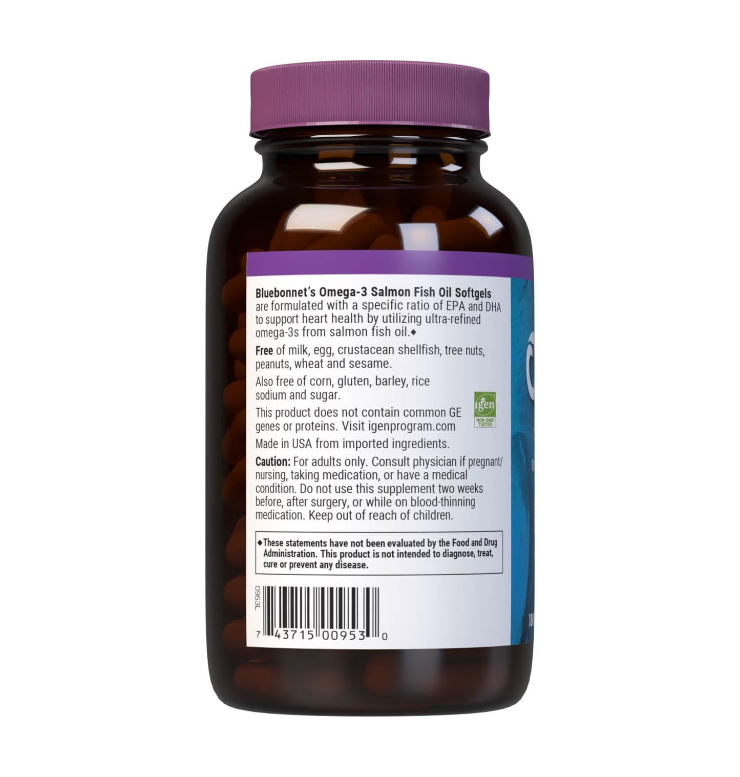 BlueBonnet Omega 3 1000 mg Softgels 180