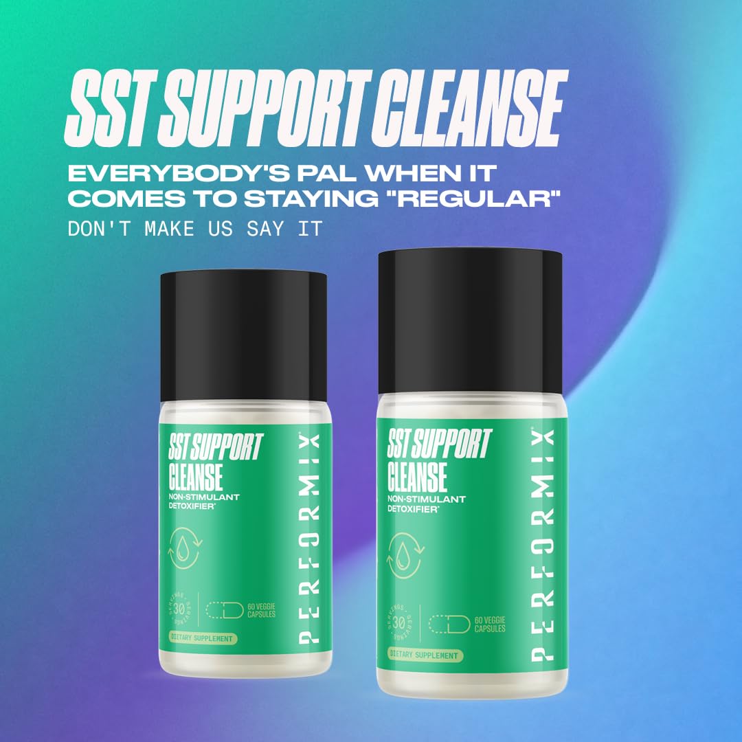 PERFORMIX SST Support Cleanse Non-Stimulant Liver Detox Capsules, 60 Count