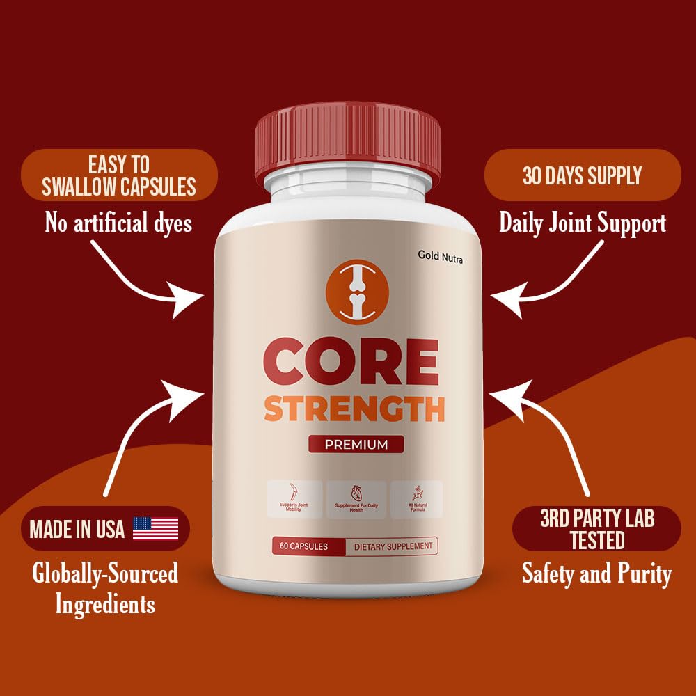Gold Nutra Core Strength Capsule, 1 Capsule