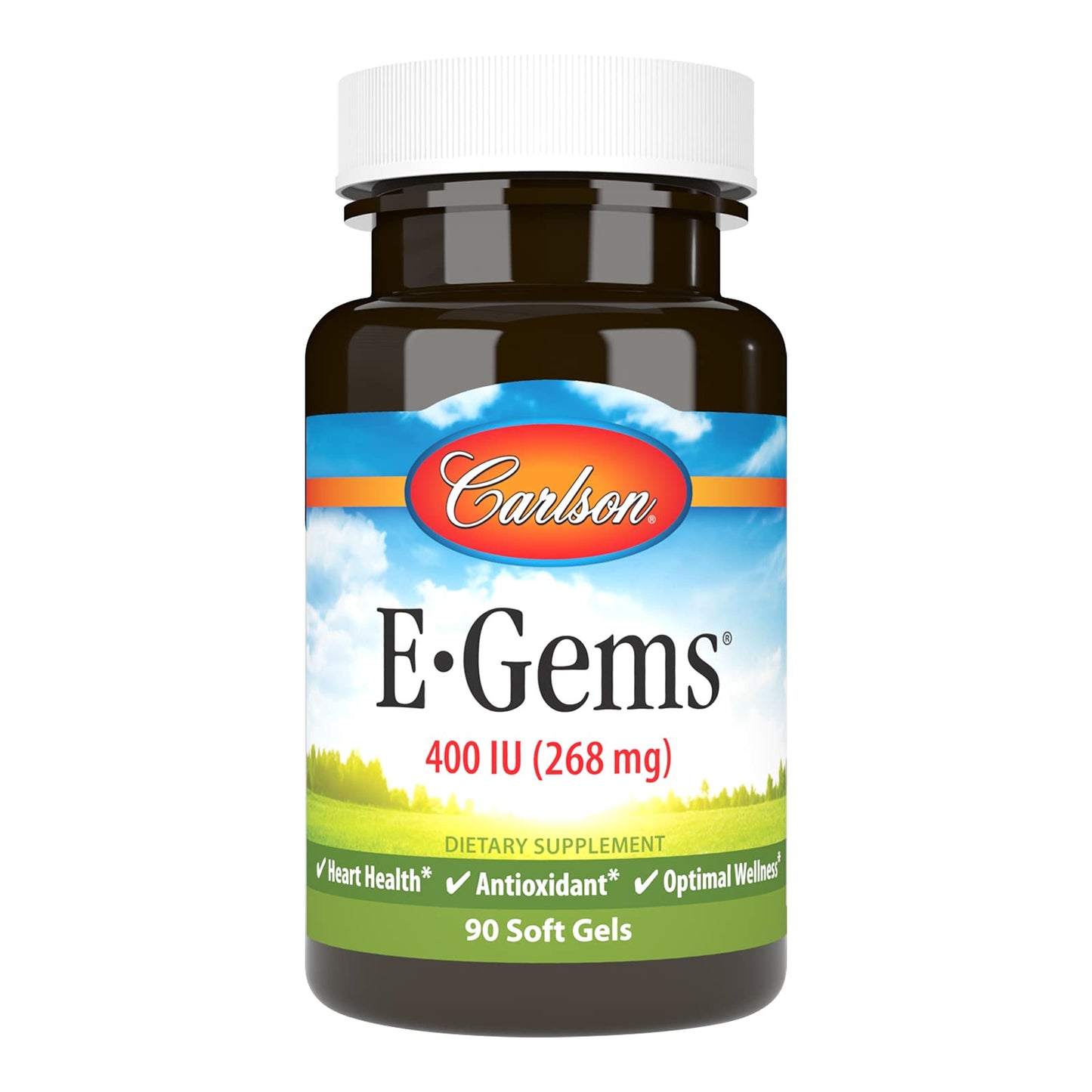 Carlson E-Gems Vitamin E Softgels 90