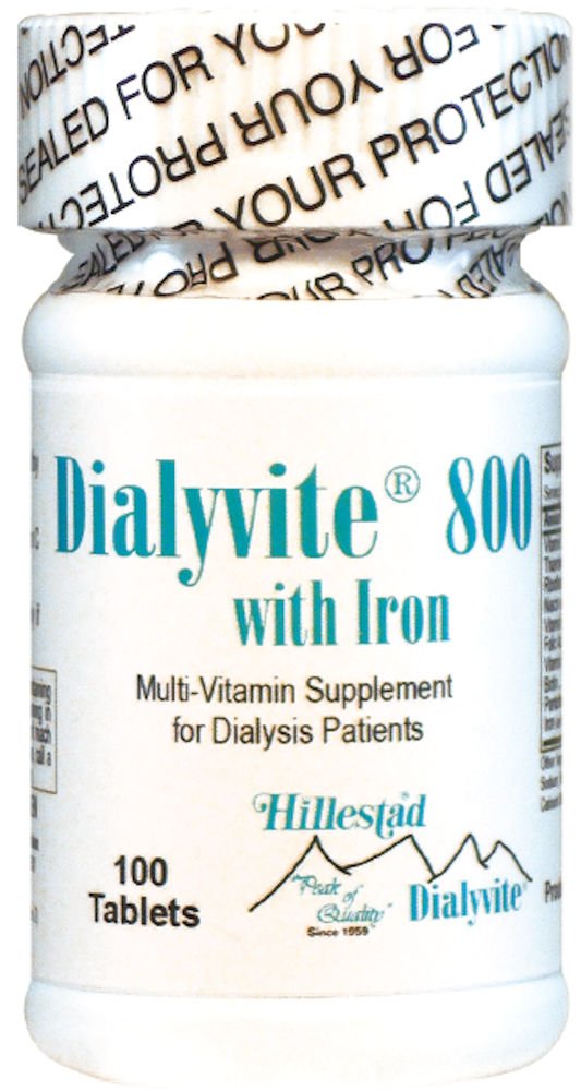 Dialyvite Dialyvite 800 with Iron Tablet 100 Tablets