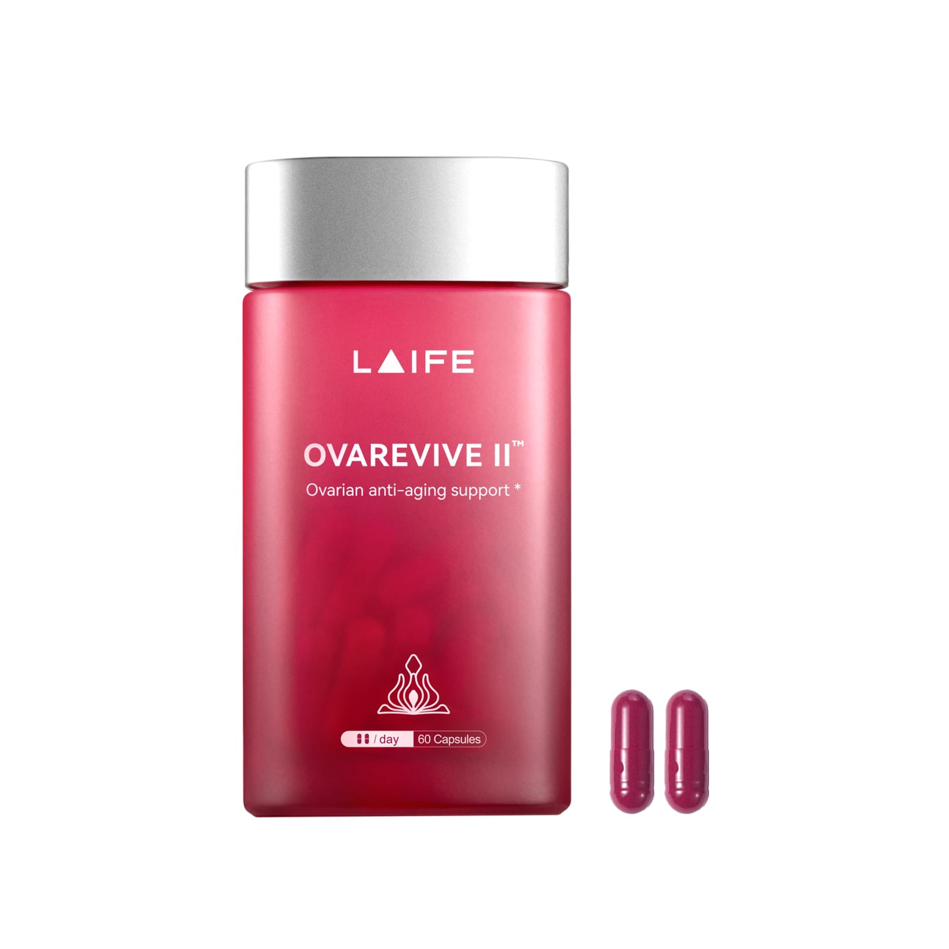 LAIFE Ovarian Health Support Supplement – Hormone Balance for Women, Regular Cycle & Mood Support, 40:1 Myo-Inositol Blend with Folate & Antioxidants, Tablet, 60 Tablets