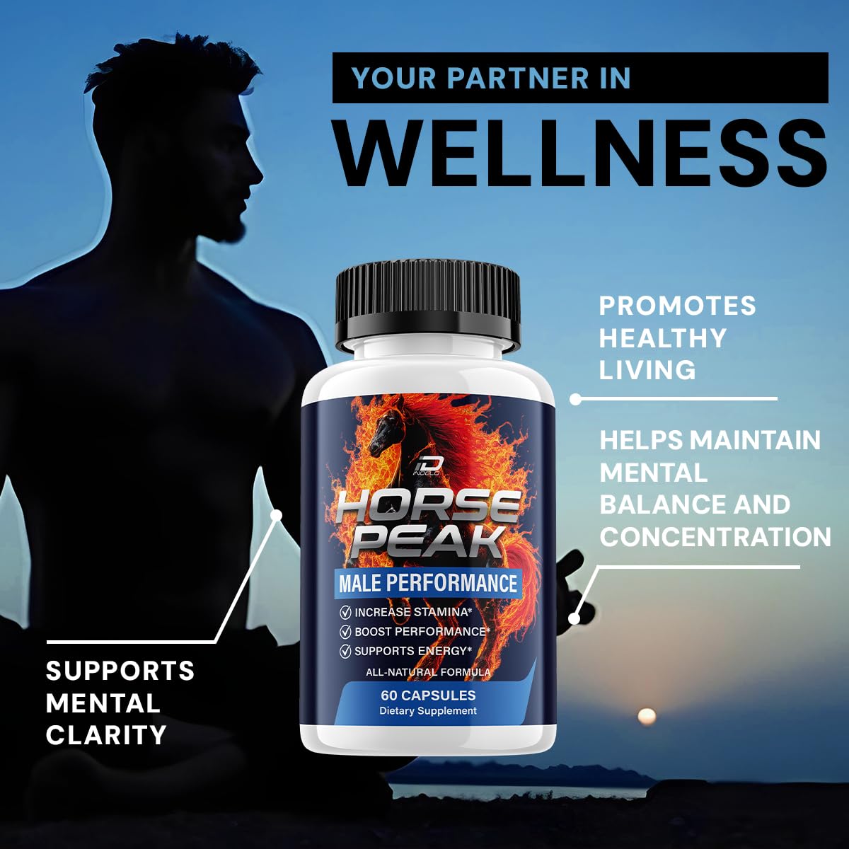 Indelo HorsePeak Capsule 300 Capsules