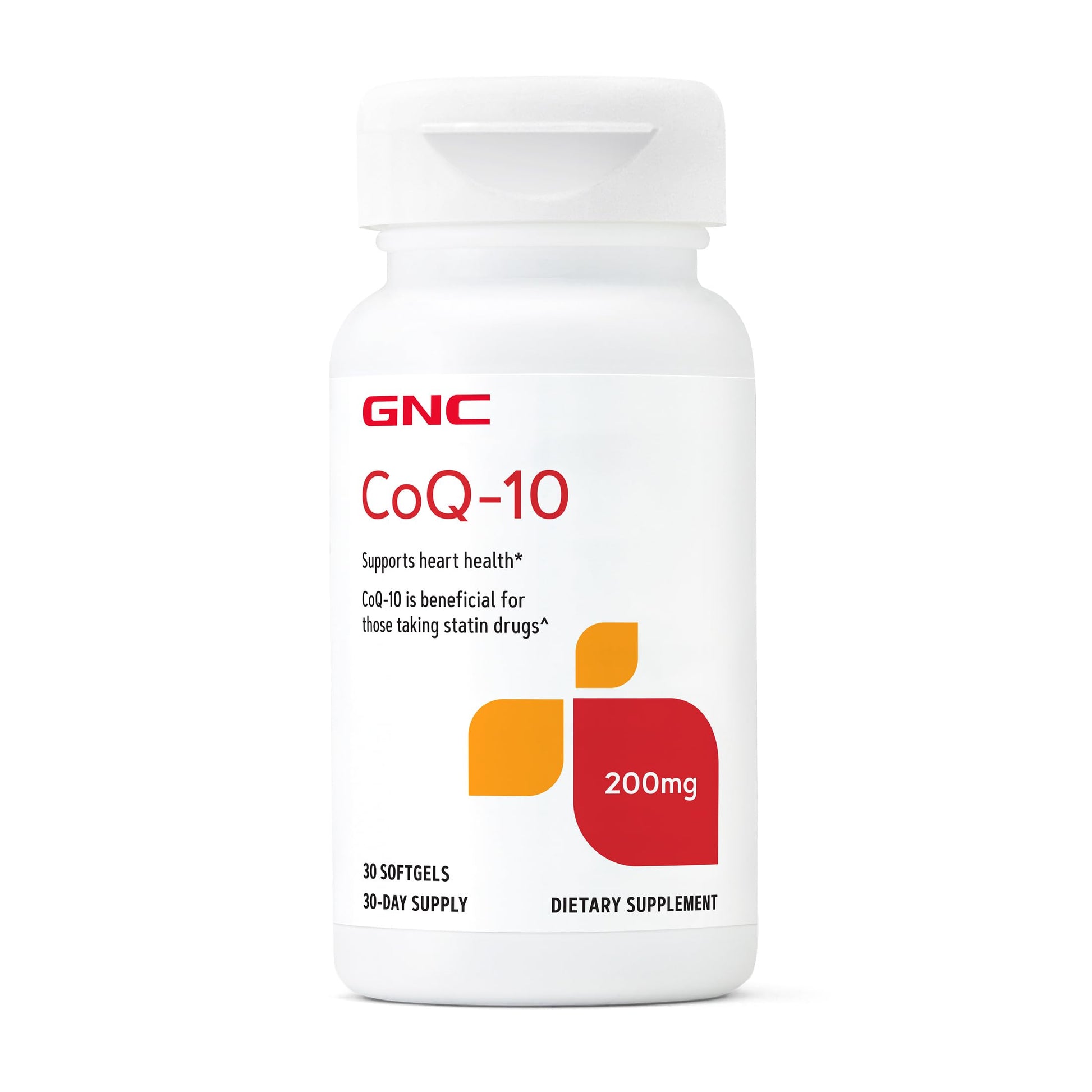 GNC CoQ-10 200mg Softgel 30 Count