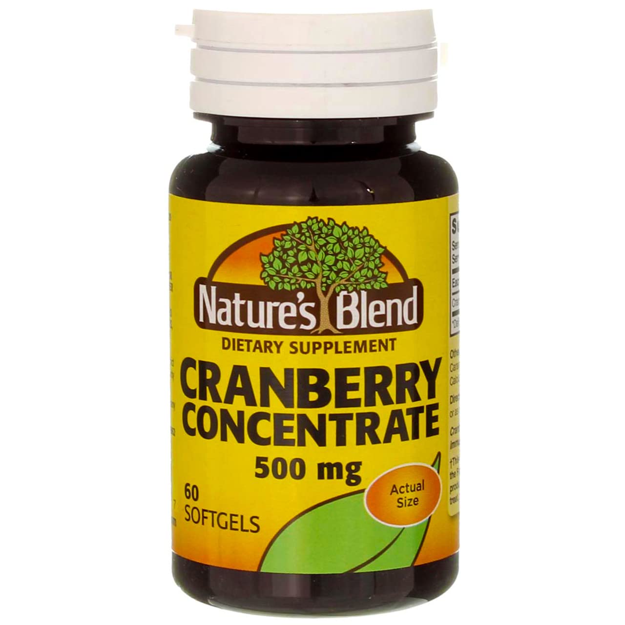 Nature's Blend Cranberry Concentrate 500mg Capsules, 360 Count