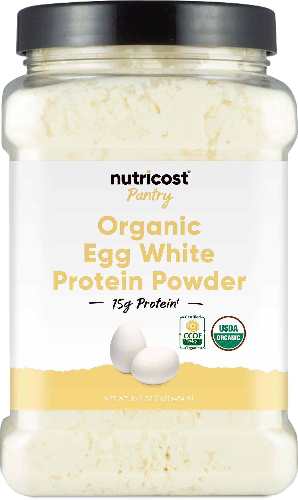 Nutricost Pantry Organic Egg White Protein Powder 16.2 oz