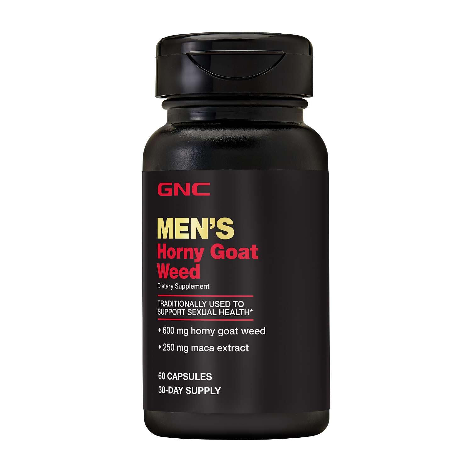 GNC Horny Goat Weed Capsules, 60 Count