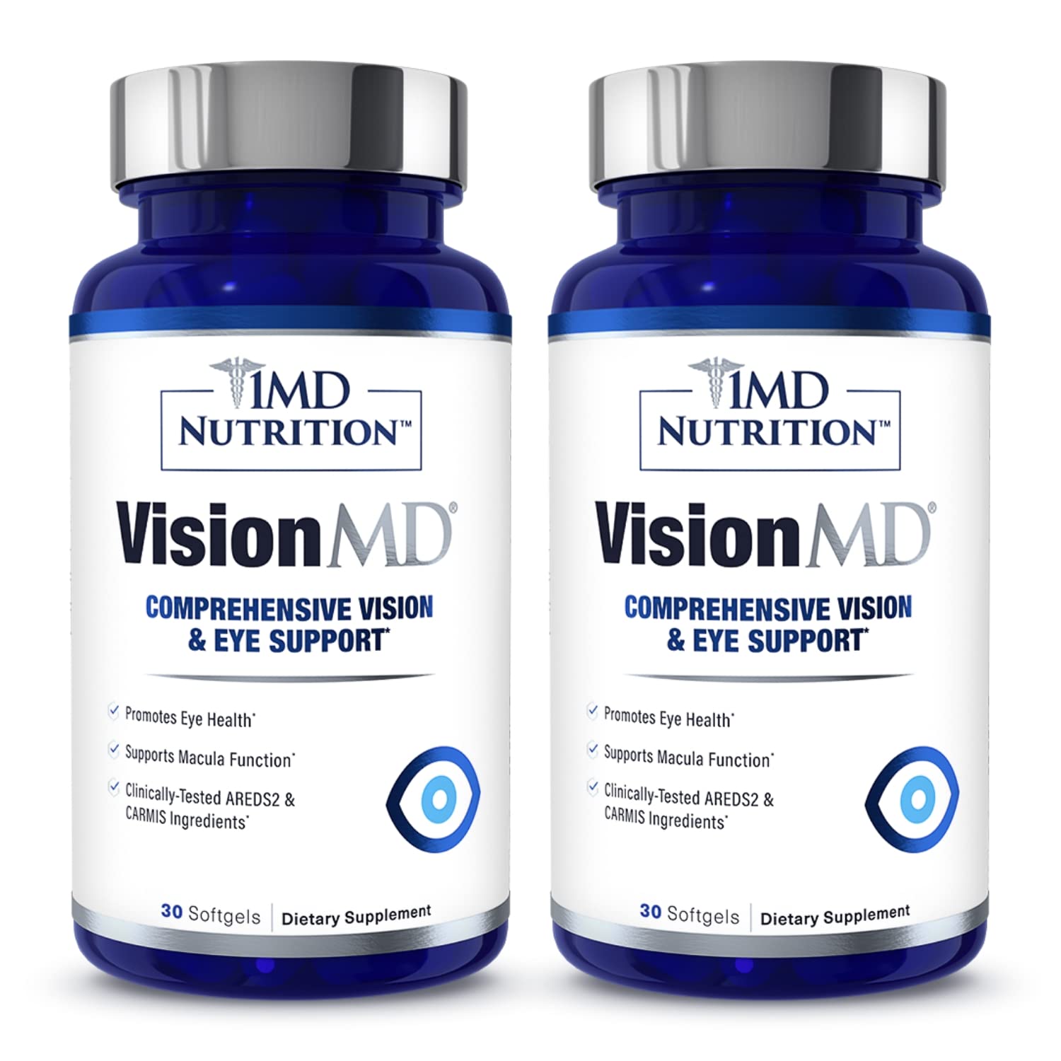 1MD Nutrition VisionMD Eye Vitamin CARMIS with Lutein & Zeaxanthin Softgels, 60 Count