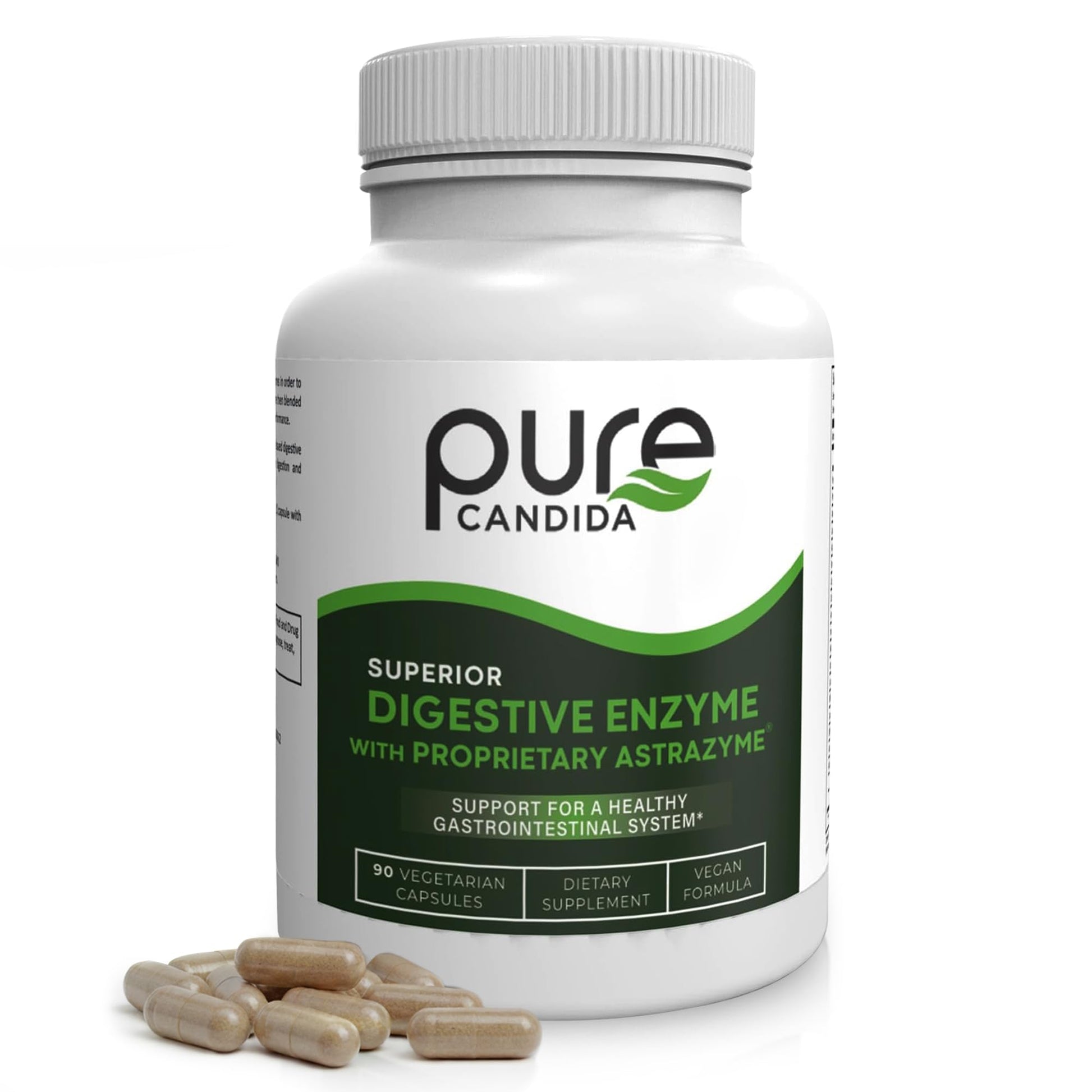 Pure Candida Superior Digestive Enzyme Supplement Capsule 90 Count