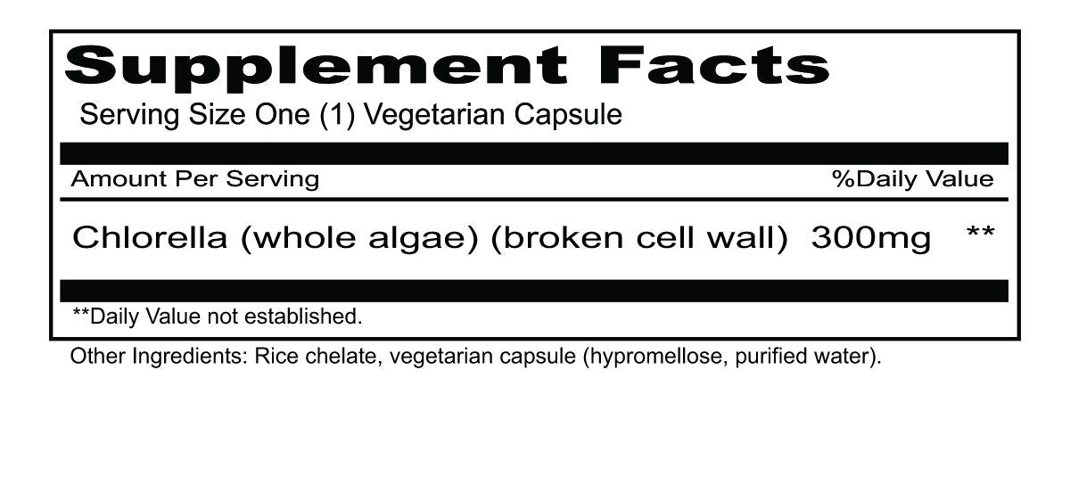 Priority One Chlorella 180 Capsules