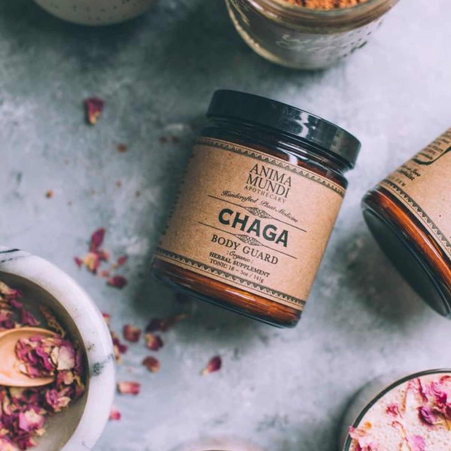 Anima Mundi Apothecary Chaga Mushroom Powder, 5 oz