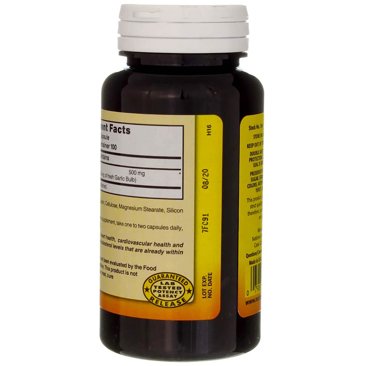 Nature's Blend Odorless Garlic, 100 Tablets