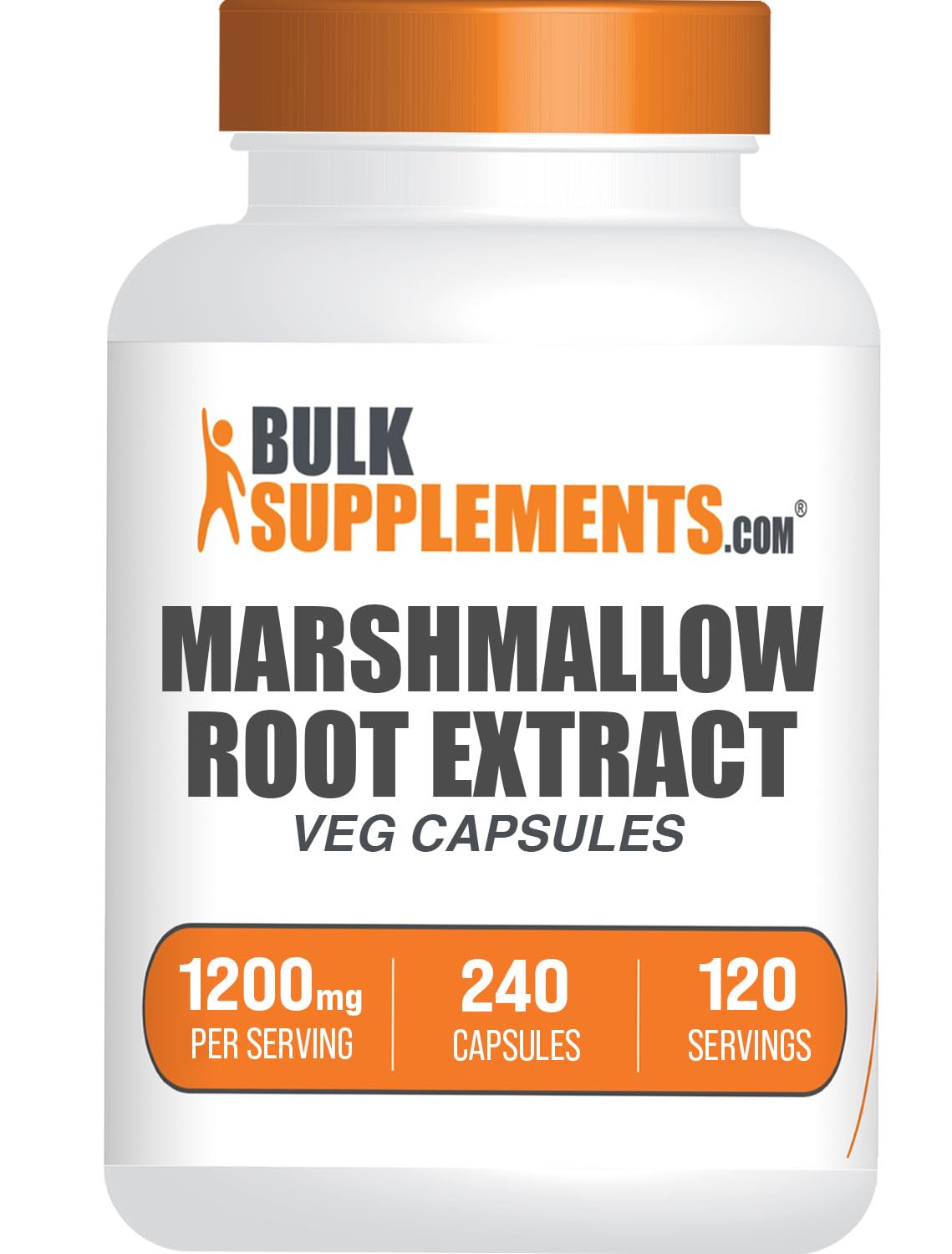 BulkSupplements Marshmallow Root Extract Capsules, 240 Count