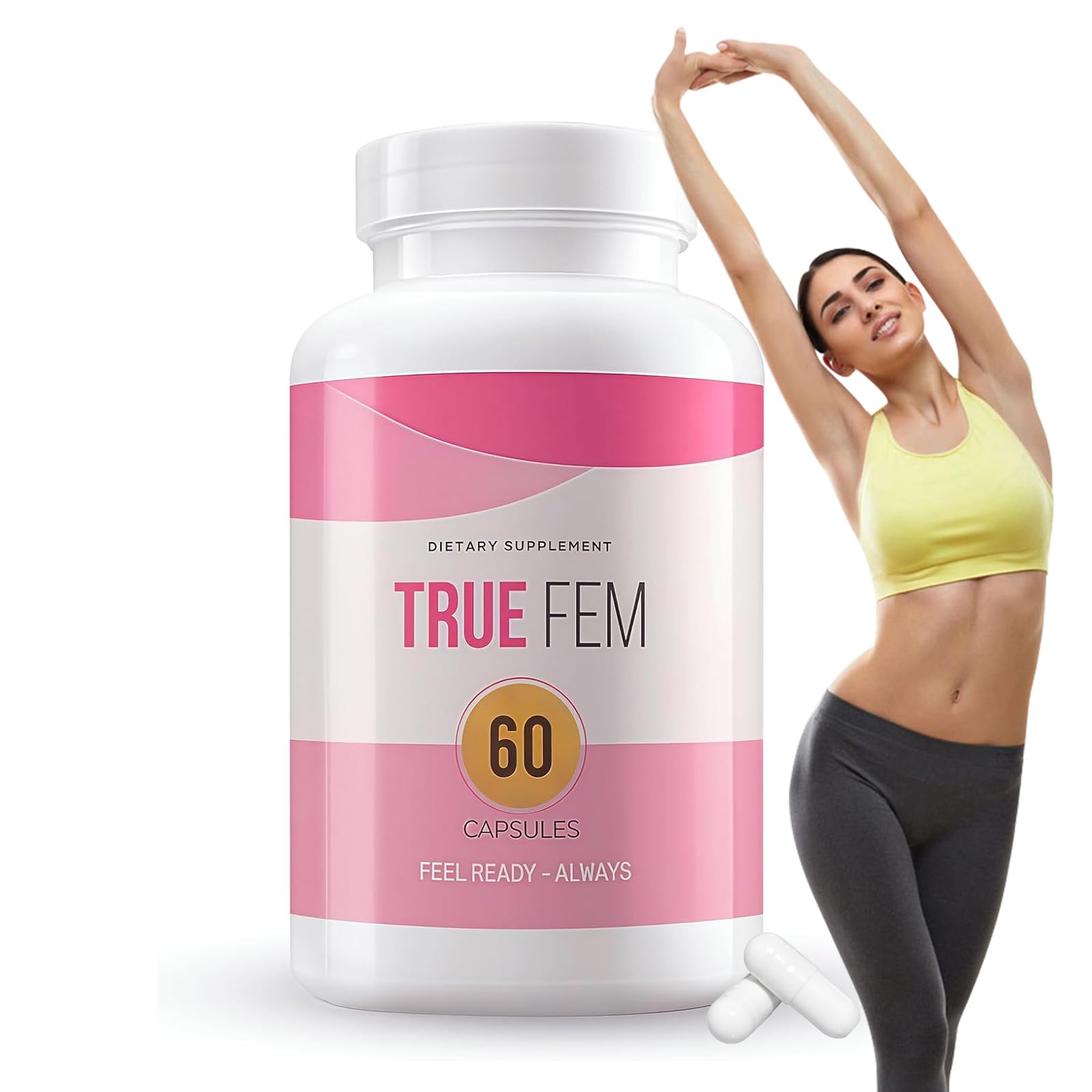 Yuonry True fem Capsules, 13-in-1 Vitamin, Feminine Probiotics for Women Capsule, 1 Capsule