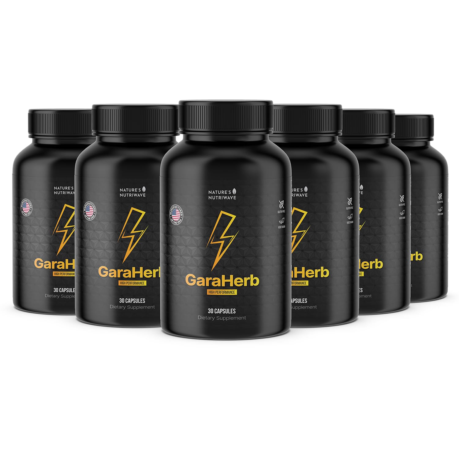 Nature’s NutriWave Garaherb L-Citrulline, Maca & Pine Bark Capsules 180