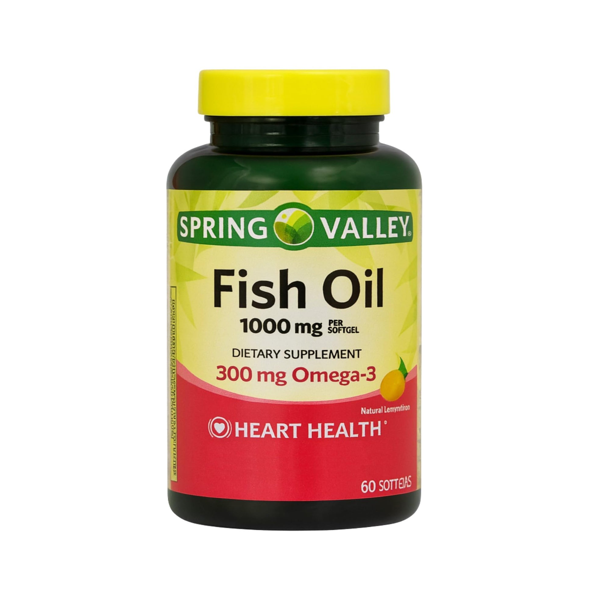 Unique Bundle Store Omega-3 Fish Oil 1000mg Softgels 60