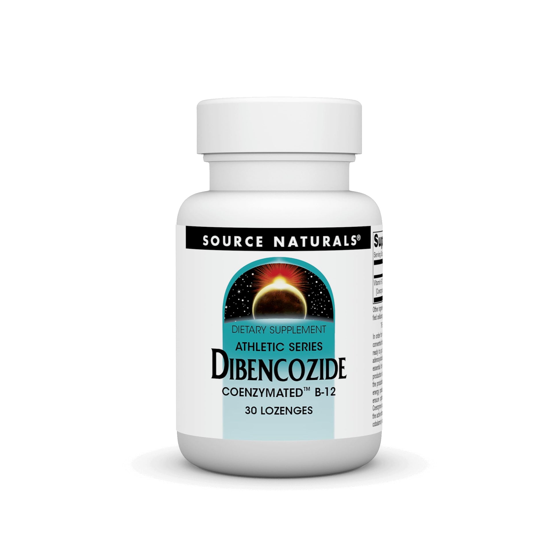 Source Naturals Athletic Series Dibencozide Coenzymated B-12 Lozenges, 30