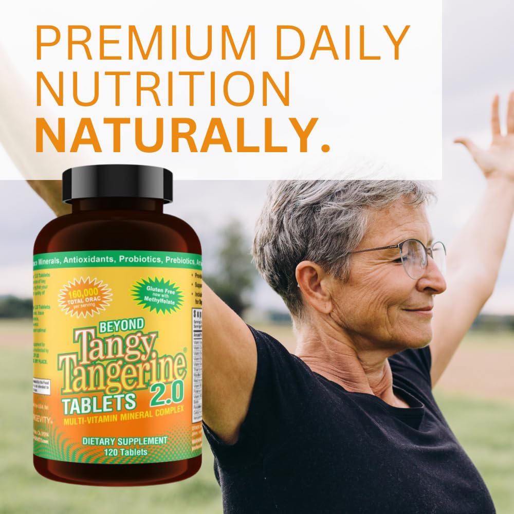 Youngevity Beyond Tangy Tangerine 2.0 Multi-Vitamin & Mineral Complex 120 Tablets