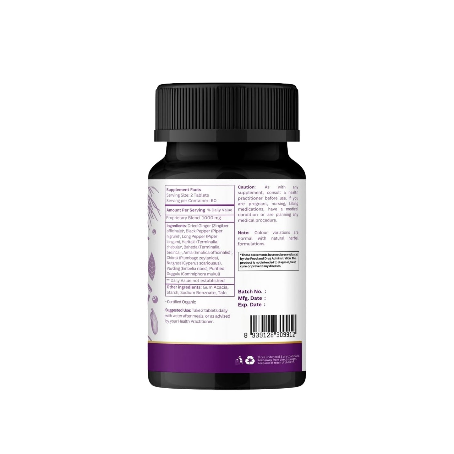ORGANIC SPREE Medohar Guggulu Tablet 360 Tablets
