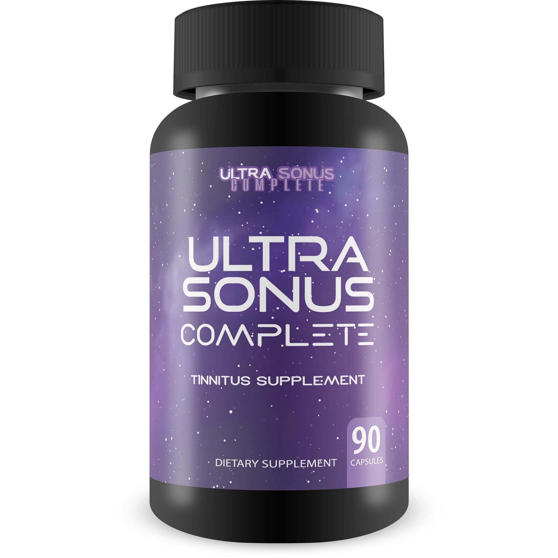 Ultra Sonus Complete Tinnitus Supplement Garlic Turmeric Vitamin C Max Formula Capsule 1 Count