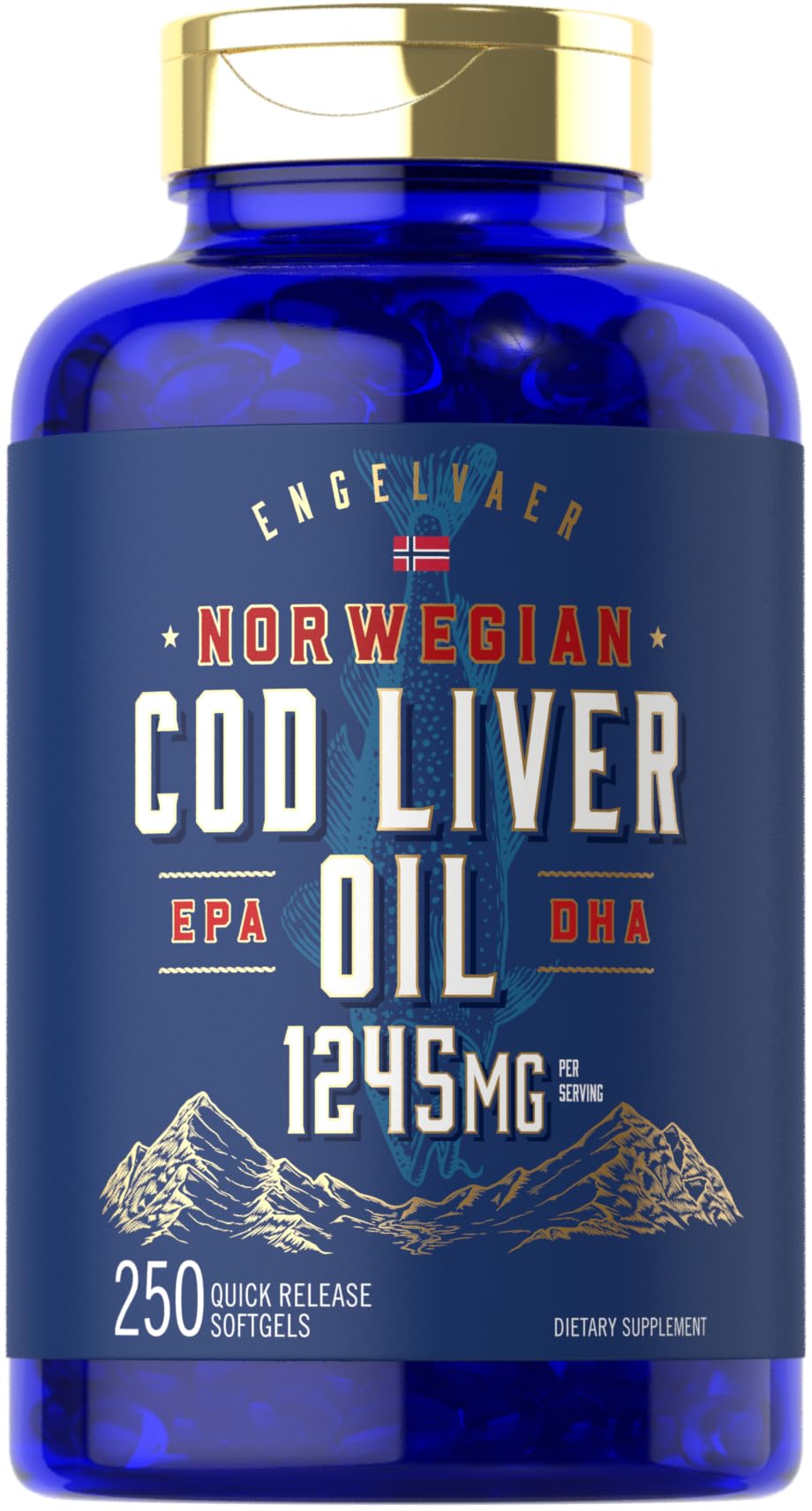 Carlyle Cod Liver Oil Softgels 250