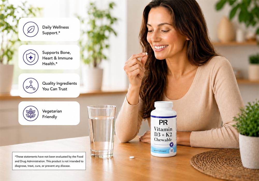 PRIMAL RESOURCE Vitamin D3 + K2 Tablet 120