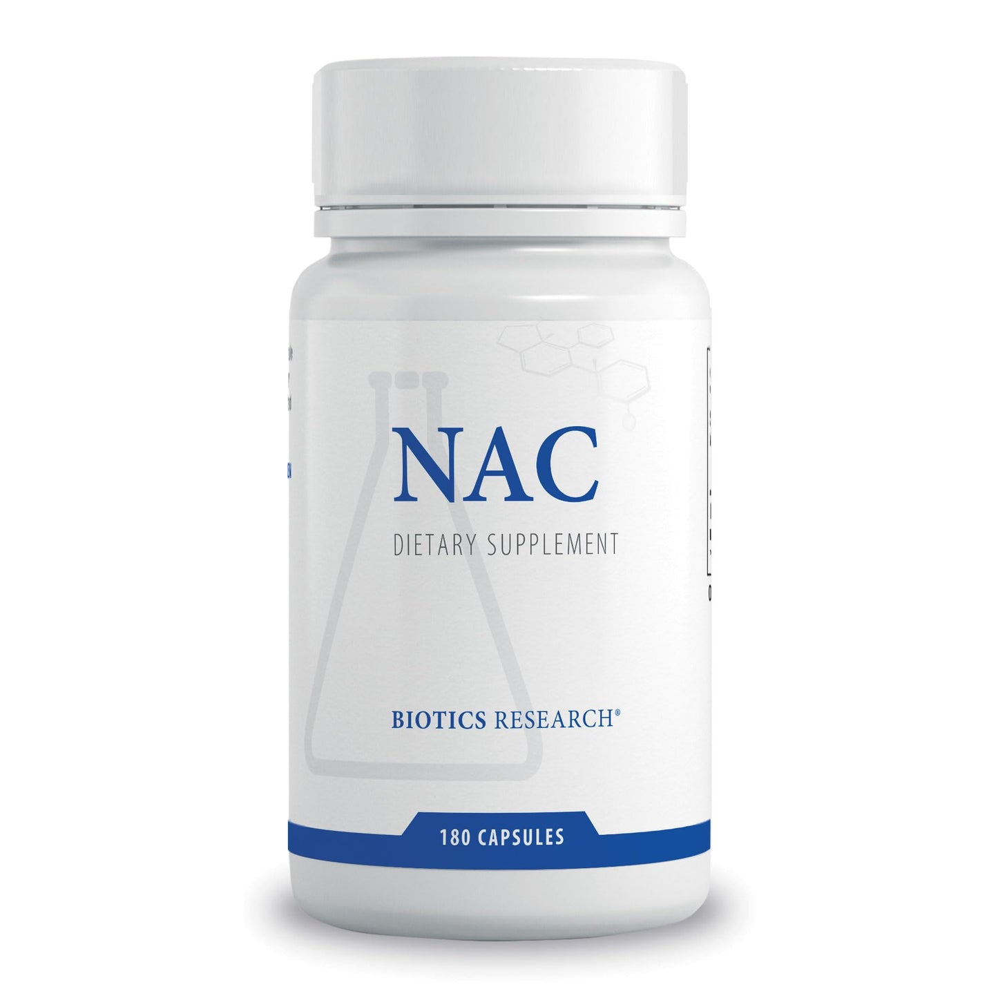 BIOTICS RESEARCH N-Acetyl L-Cysteine 500 mg, 180 Capsules