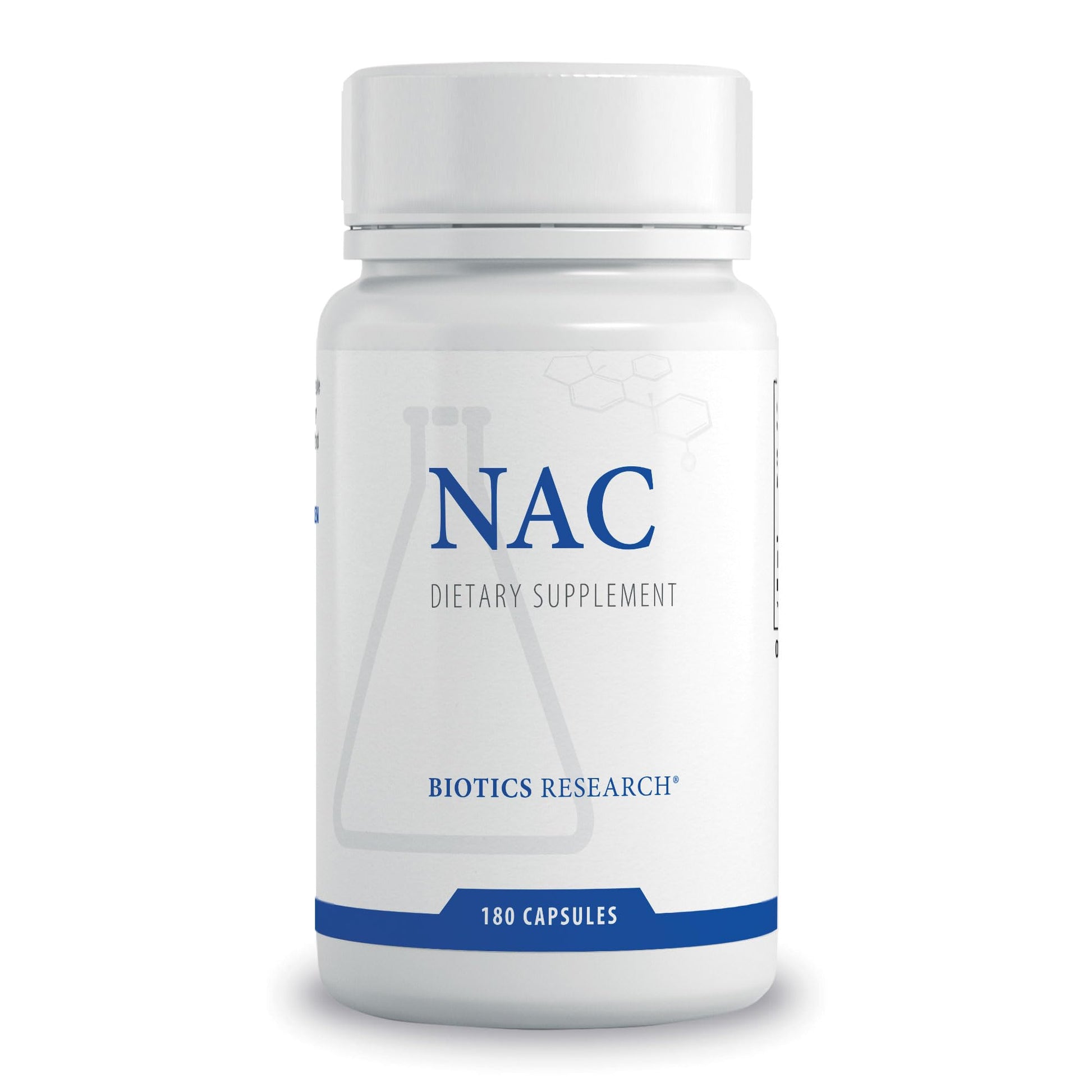 BIOTICS RESEARCH N-Acetyl L-Cysteine 500 mg, 180 Capsules