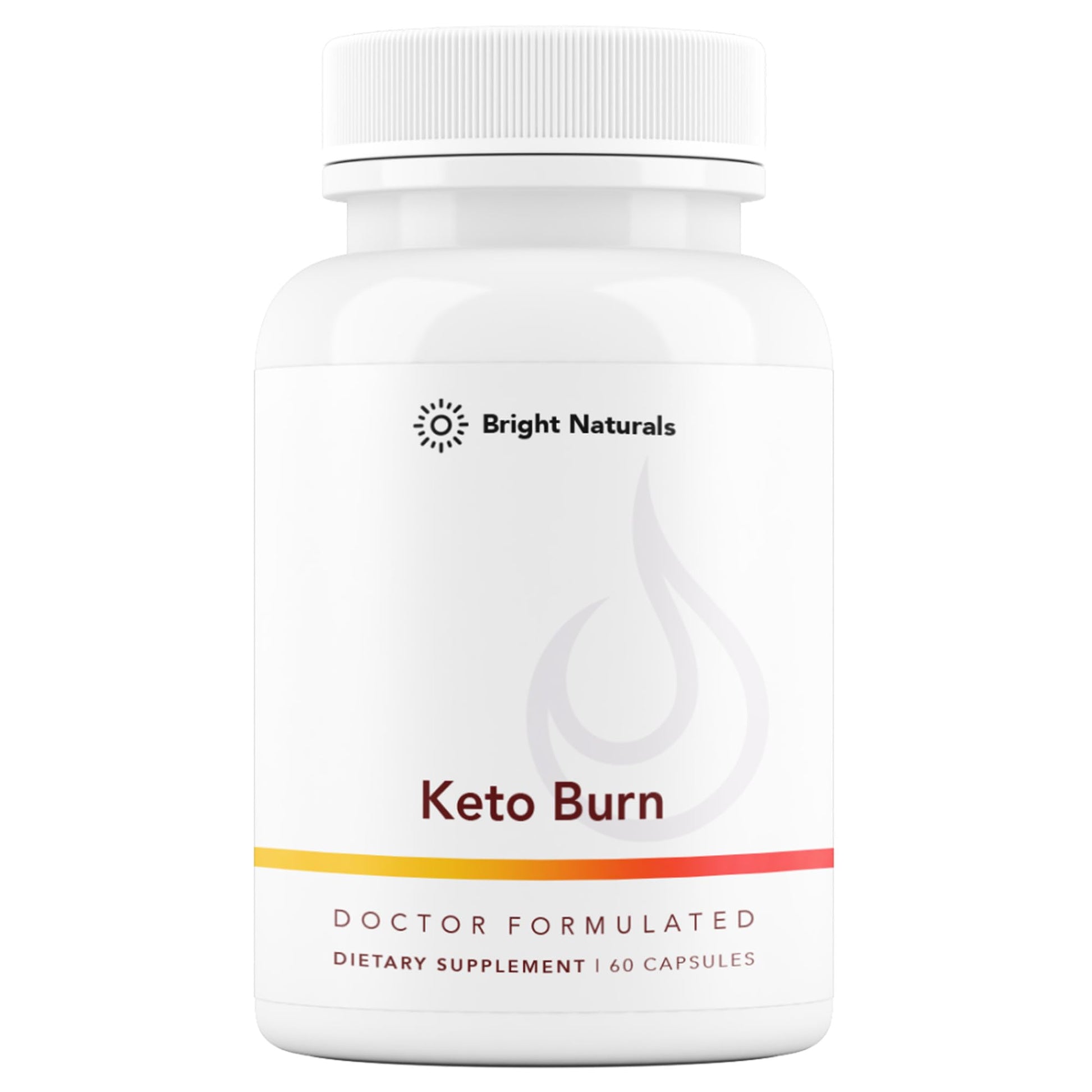 Bright Naturals Keto Burn - Keto BHB Supplement for Keto Diet and Energy, 60 Capsules