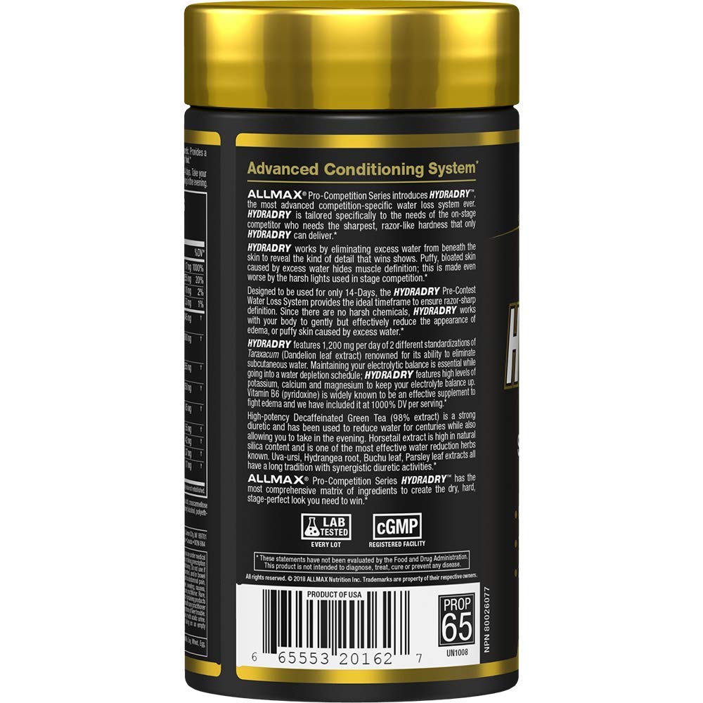 ALLMAX HYDRADRY 84 Tablets