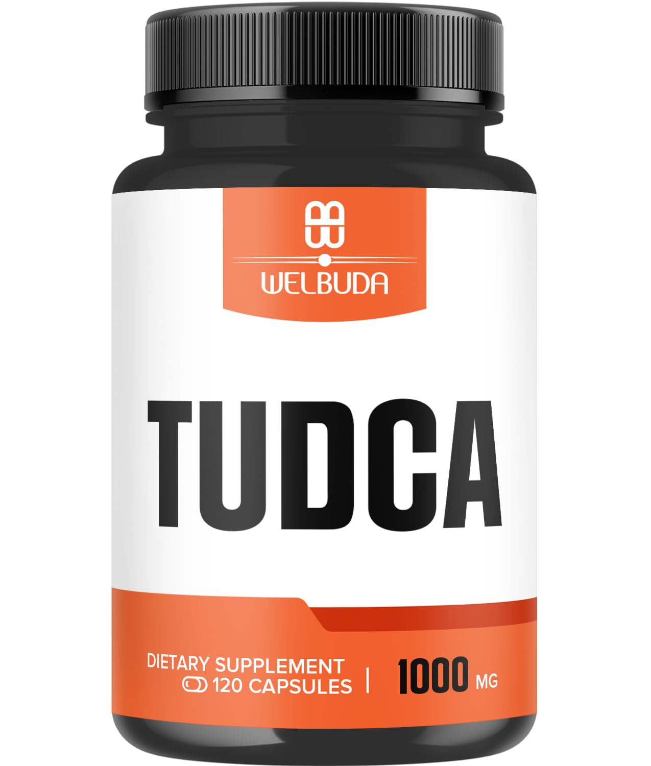 WELBUDA 8in1 Tudca 1000mg Supplement Capsules, 120 Count