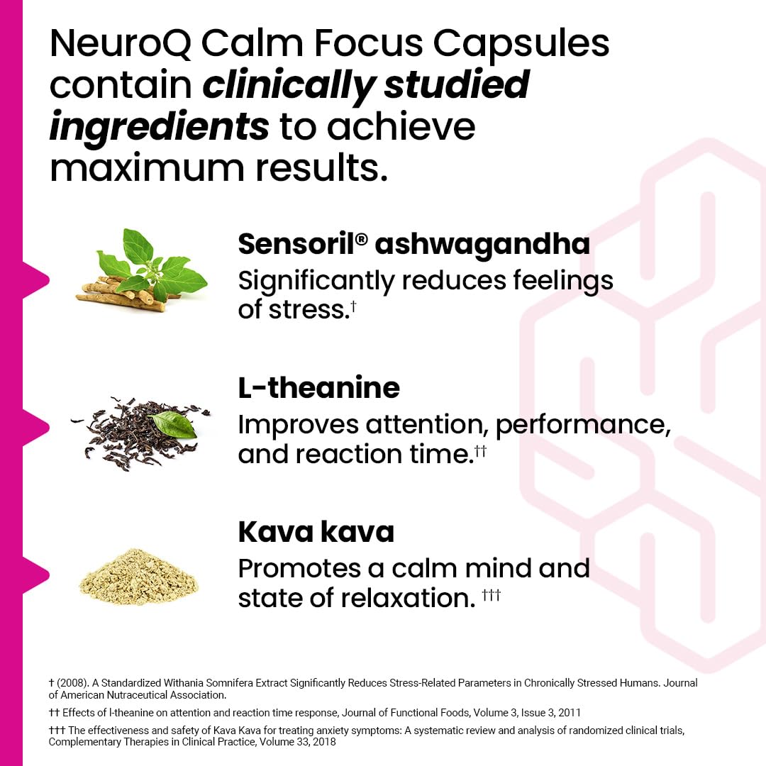 LifeSeasons NeuroQ Calm Focus Capsule, 60 Capsules