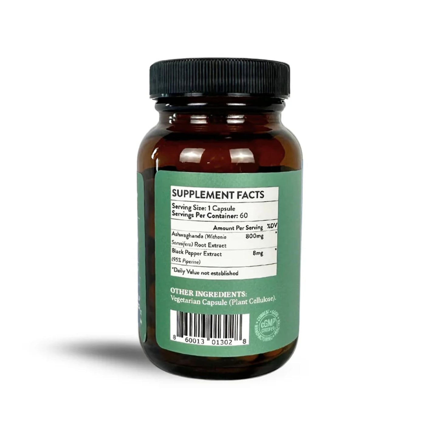 Mett Wellness Ashwagandha with Piperine Capsules, 60 Count
